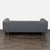 2000 - 2009 Jason Furniture Modern 3-Seat Sofa in Dark Gray Leather For Sale - Image 5 of 8