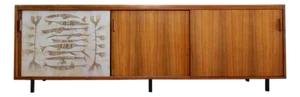 Sideboard with Tiles by Edy Buyse for Perignem, Belgium, 1950-1960s