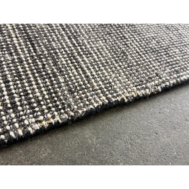9ft X 12ft Contemporary Textured Wool Area Rug For Sale In San Francisco - Image 6 of 12