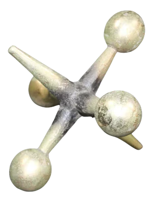 Vintage Large Handmade Iron Jack by Bill Curry