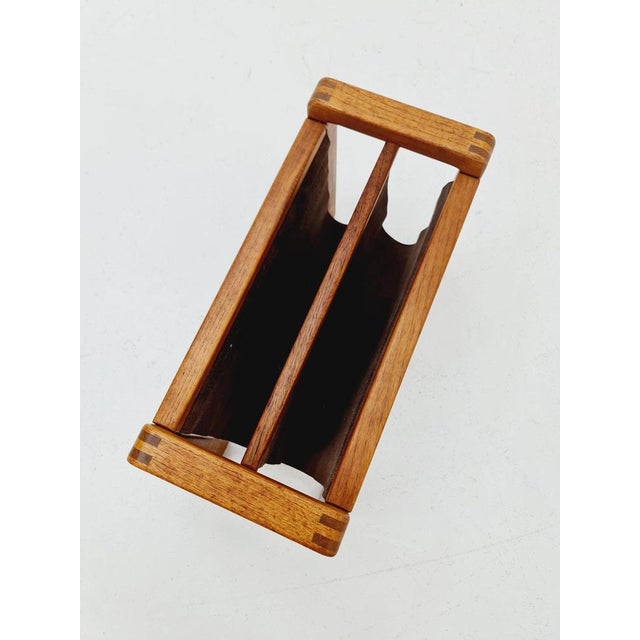 Mid-Century Danish Teak Magazine Rack by Salling Stolefabrik, 1960s For Sale - Image 5 of 11