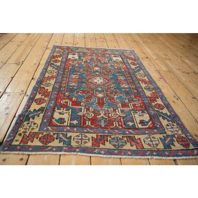 Vintage Karaja Rug - 3'3" X 4'7" For Sale In New York - Image 6 of 10