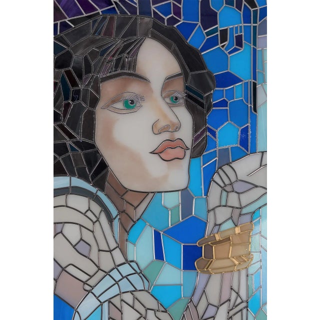 Stained Glass Lightbox For Sale - Image 9 of 13