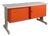 Italian Orange Metal Sideboard by Ettore Sottsass for Olivetti, 1970s For Sale