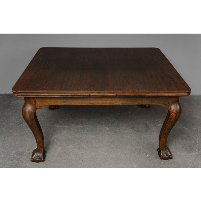 Extendable Dining Table in Oak For Sale - Image 12 of 18