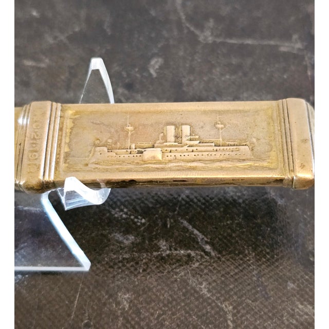 A rare and historical antique Tiffany & Co. bronze letter opener, issued in limited numbers on December 21st, 1912 at a...