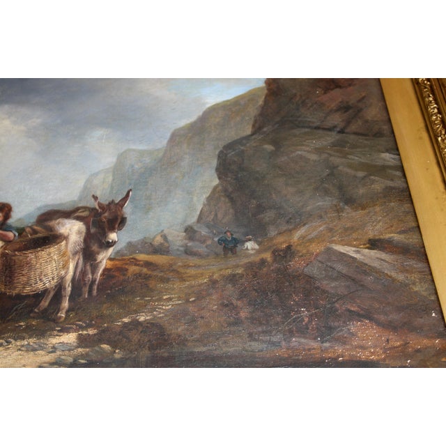 Joseph Paul Pettitt & George Young, The Mussel Gatherers on the South Cost, 1800s, Oil on Canvas, Framed For Sale - Image 4 of 18