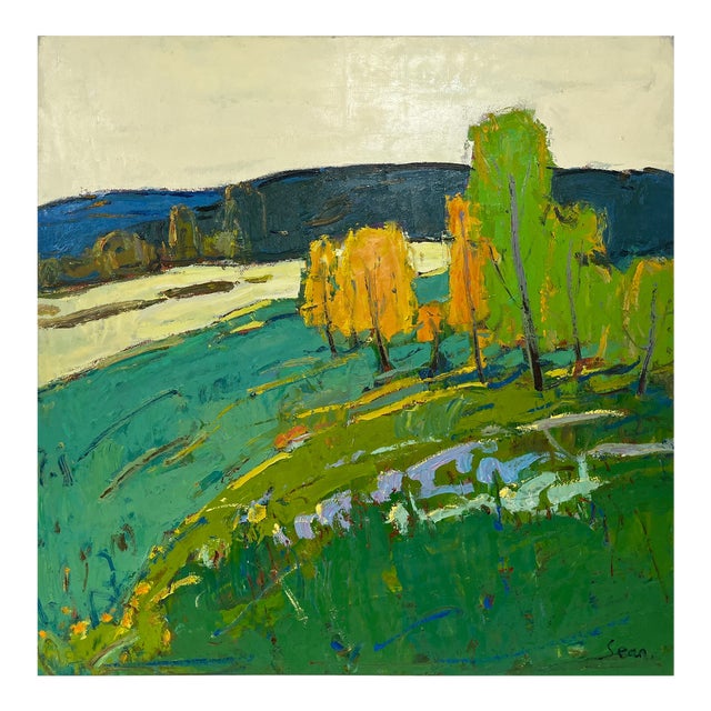 Impressionistic Landscape Original Oil Painting For Sale