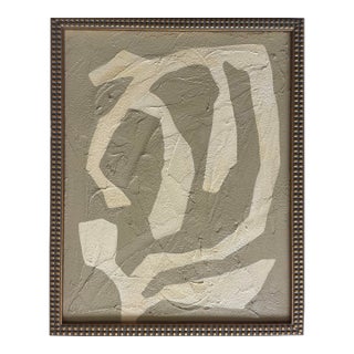 2026 "Propizio" Abstract Botanical Painting on Canvas by r.k. Red For Sale