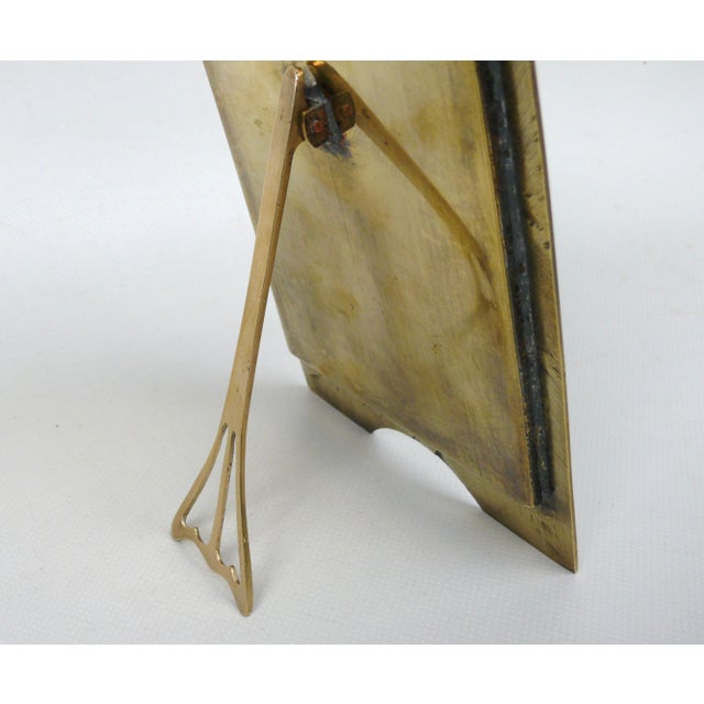 German Art Nouveau Picture Frame in Brass, 1890s For Sale - Image 15 of 17