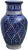 Antique handcrafted ceramic vase from Fez, Morocco with a hand-painted Moorish pattern in blue and white. Maker's mark on...