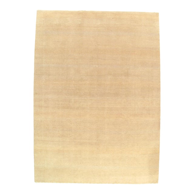 2020s Beige Color Fine Hand Knotted Savannah Grass For Sale