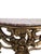 Late 19th Century Antique Louis XV Style Carved Console Table With Pink Marble Top For Sale - Image 5 of 8