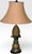 Chinoiserie Vintage Hollywood Regency Painted Composition Pineapple Lamps - A Pair For Sale - Image 3 of 15