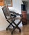 Metal Ghanaian Wood, Iron, and Cowhide Chair, Early 20th Century For Sale - Image 7 of 12