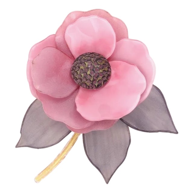 Serail Brooch - Indian Pink For Sale