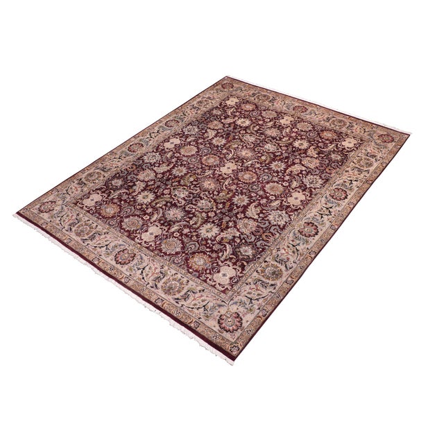 Designed with mesmerizing intricacy and gorgeous color palette, this hand-knotted masterpiece demonstrates the beauty and...