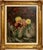 American Nicolai Cikovsky, Large Modernist Oil Painting Wild Flowers in Vase WPA Artist Nicolai Cikovsky For Sale - Image 3 of 18