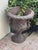 Traditional Two Vintage Garden Urn Planters For Sale - Image 3 of 6