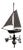 20th Century Three-Dimensional Copper Weathervane with Sailing Boat For Sale