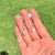 Modernist 1.08ct Mixed Cut Diamond Teardrop Chain Earrings in 14k White Gold- A Pair For Sale In New York - Image 6 of 13