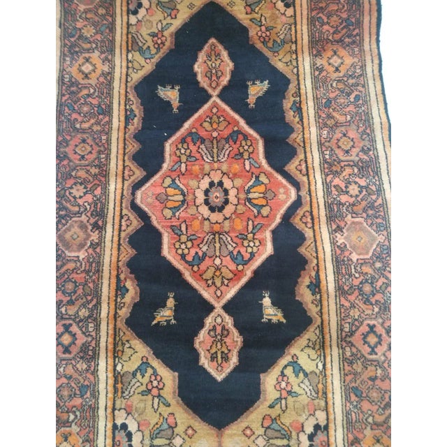 Textile 1910s Persian Mishan Malayer Palace Runner For Sale - Image 7 of 12