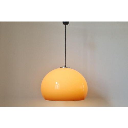 Mid-Century Modern Large Mid-Century Pendant by Guzzini for Meblo, Italy, 1970s For Sale - Image 3 of 13