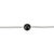Not Yet Made - Made To Order Boho 4.9 Carats Round Cut Black Star Unisex Chain Bracelet in 925 Silver For Sale - Image 5 of 15