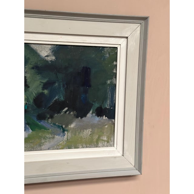 Karl Niemann, Figures on Winding Path, 1950s, Oil Painting on Canvas, Framed For Sale - Image 13 of 18