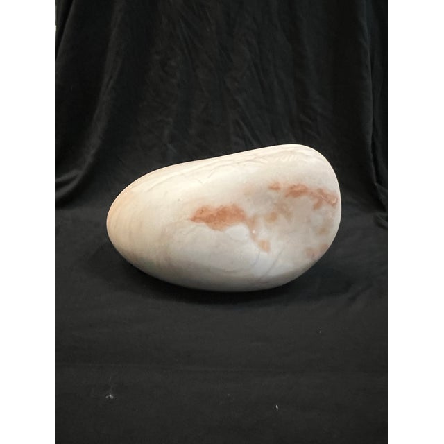 Late 20th Century Attributed to Marc Leblanc Monumental Alabaster Pebble Sculpture, Organic Modern For Sale - Image 10 of 12