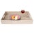 Boho Chic Artifacts Rattan Rectangular Tray Cutout Handles For Sale - Image 3 of 6