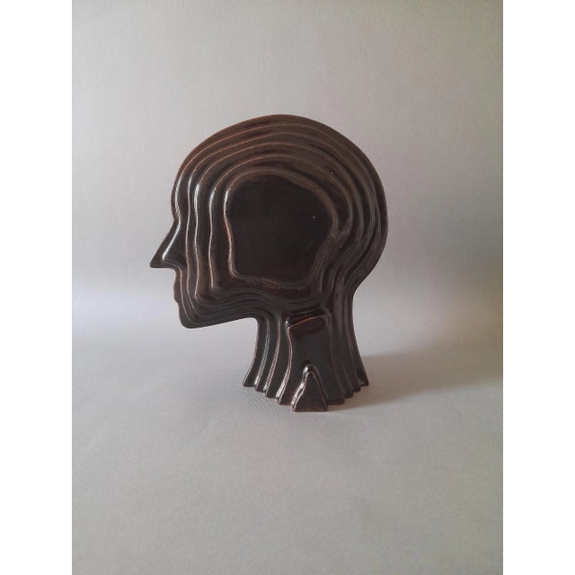 Edward Brown Ceramic Sculpture by Francesco Bellazecca For Sale - Image 6 of 6