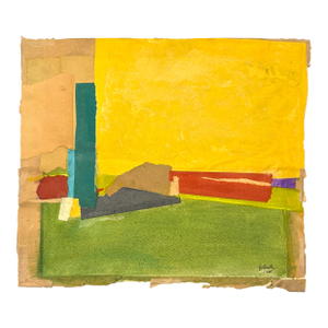 Barbara Beck 1965 Paper and Paint Collage