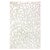 Contemporary Ribbon Design White Handmade Wool Rug by Doris Leslie Blau For Sale