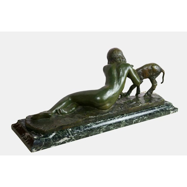 Ary Bitter, Girl with Kid, 1930, Bronze For Sale - Image 6 of 13