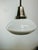 Vintage Hanging Light in White Opal Glass, 1950s For Sale - Image 10 of 12
