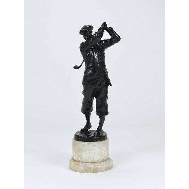 Golf Player Harry Vardon Bronze Statue by Richard Thuss, Vienna, 1925 For Sale - Image 14 of 18