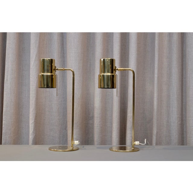 Mid-Century Modern Model B-195 Table Lamps by Hans-Agne Jakobsson for Hans-Agne Jakobsson AB Markaryd, 1960, Set of 2 For Sale - Image 3 of 9