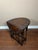 Petite Antique English Side Sofa Table Barley Twist Drop Leaf Gateleg Carved Oak For Sale - Image 17 of 18