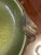 Mid 20th Century Evans Hand- Enameled Green Pear Lighter and Tray With Leaf Accent For Sale - Image 12 of 12