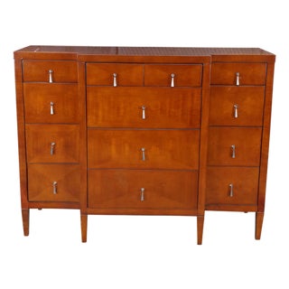 Late 20th Century Michael Vanderbyl for Baker Furniture Archetype Cherry Dresser Console Chest 54", Attributed For Sale