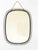 This mid-century modern oval-shaped wall mirror is both sculptural and elegant, designed by Josef Frank. , Austria/Sweden,...
