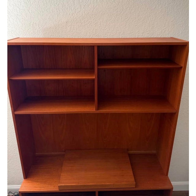 Wood 1960s Mid-Century Danish Teak Two-Piece Unit by Poul Hundevad For Sale - Image 7 of 11