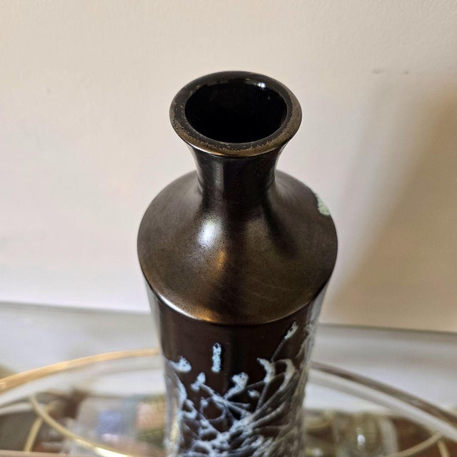 1960s Mid Century Modern Italian Tall Vase 1960s For Sale - Image 5 of 14