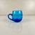 1970s Cobalt Blue Bubbled Glass Punch Set in the style of Biot, 1970, Set of 10 For Sale - Image 5 of 14