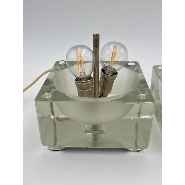 Cubosfera Table Lamp by Alessandro Mendini for Fidenza Vetraria, 1968, 1960s For Sale - Image 3 of 11