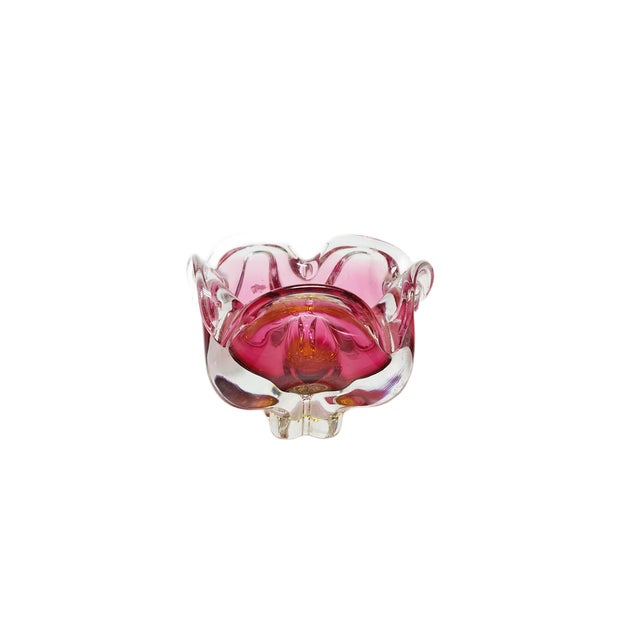 1970s Decorative Bowl by J. Hospodka for Chribska Glassworks, Czechoslovakia, 1960s For Sale - Image 5 of 12
