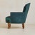 Wood French Art Deco Blue Armchair with Wood Legs, 1940s - 2 Available For Sale - Image 7 of 10