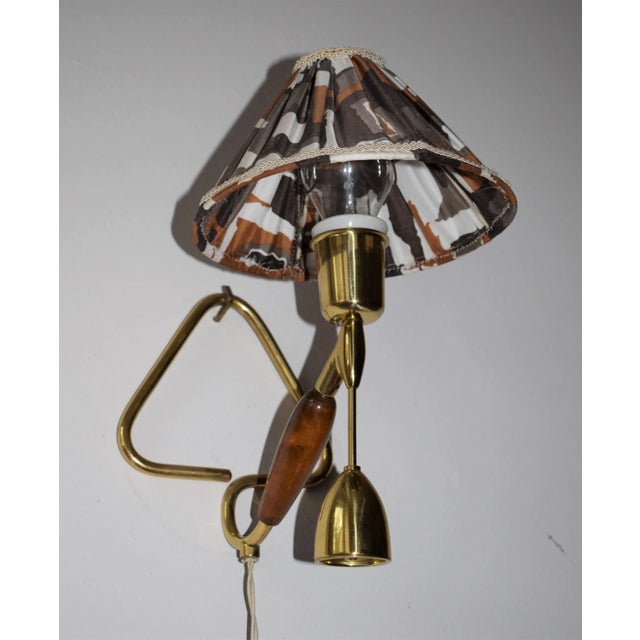 1950s Vintage Wall or Table Lamp from Rupert Nikoll, 1950s For Sale - Image 5 of 7
