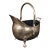 Antique Fireside Coal Bucket, English, Brass, Fireplace Scuttle, Keeper, Regency For Sale